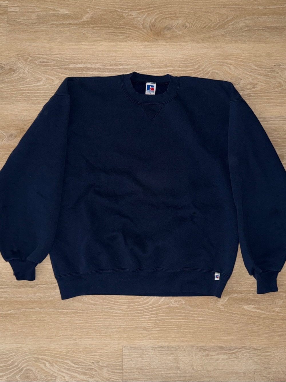 Vintage 90’s Russell Athletic Navy Crewneck Sweatshirt